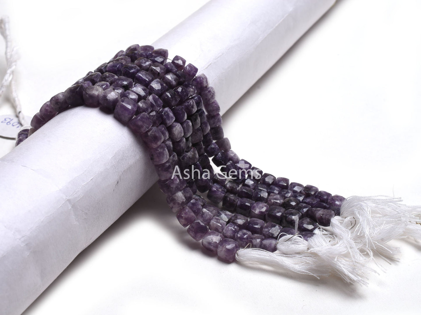 Purple Charoite Faceted 3D Cube Box Beads,8" Strand Natural Charoite Beads, Charoite Cube Box Gemstone Loose Beads Jewelry Handicraft SALE