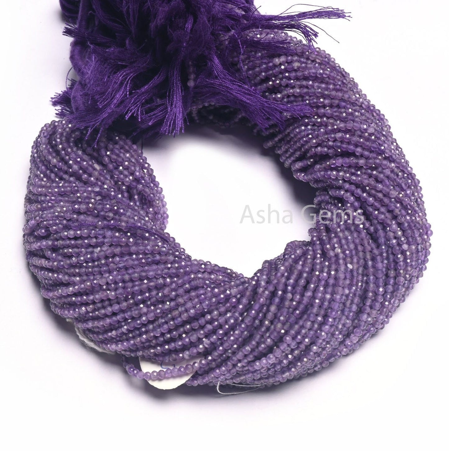 Fine Quality African Amethyst Faceted Rondelle Beads 2.5 mm Natural Purple Amethyst Micro Cut Beads,12.5"Amethyst Gemstone Bead Jewelry SALE