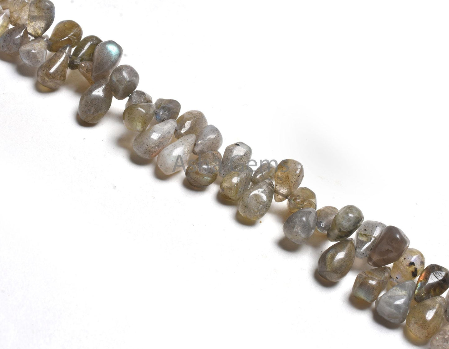 Natural labradorite Smooth Drops Shape Gemstone Beads, Multi Fire labradorite Beads Black Rainbow Uneven Handmade Drop Side Drill Bead Craft