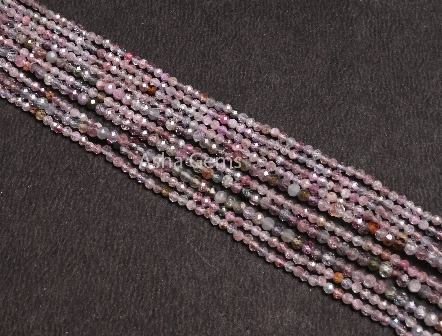 Beautiful Multi Color Disco Spinel Faceted Rondelle Tiny Gemstone Beads,13"Strand Natural Spinel Rondelle Micro Cut Bead Spinal Jewelry SALE