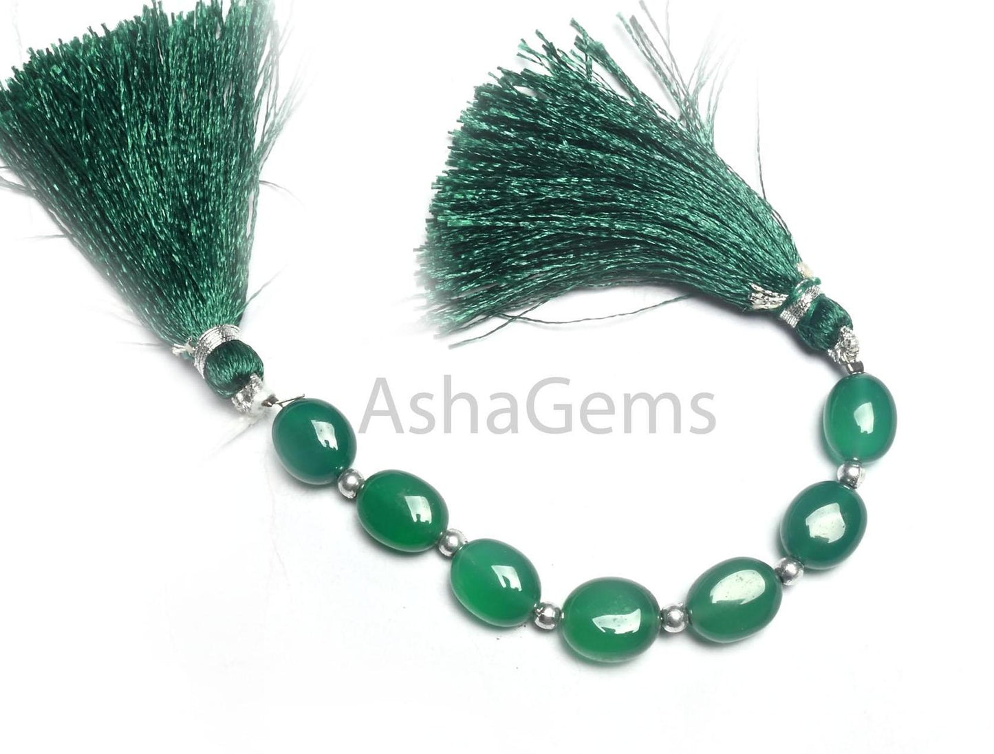 Beautiful Green Onyx Smooth Oval Shape Gemstone Loose Beads,8.5-11 mm Fine onyx Plain Handmade Oval Straight Drill Beads Jewelry Making SALE