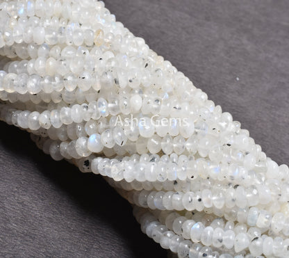 Rare Moss rainbow Moonstone Button Shape Beads,13" Natural Black Dot White Rainbow handmade Smooth Button Beads, Blue Fire Rainbow Bead SALE