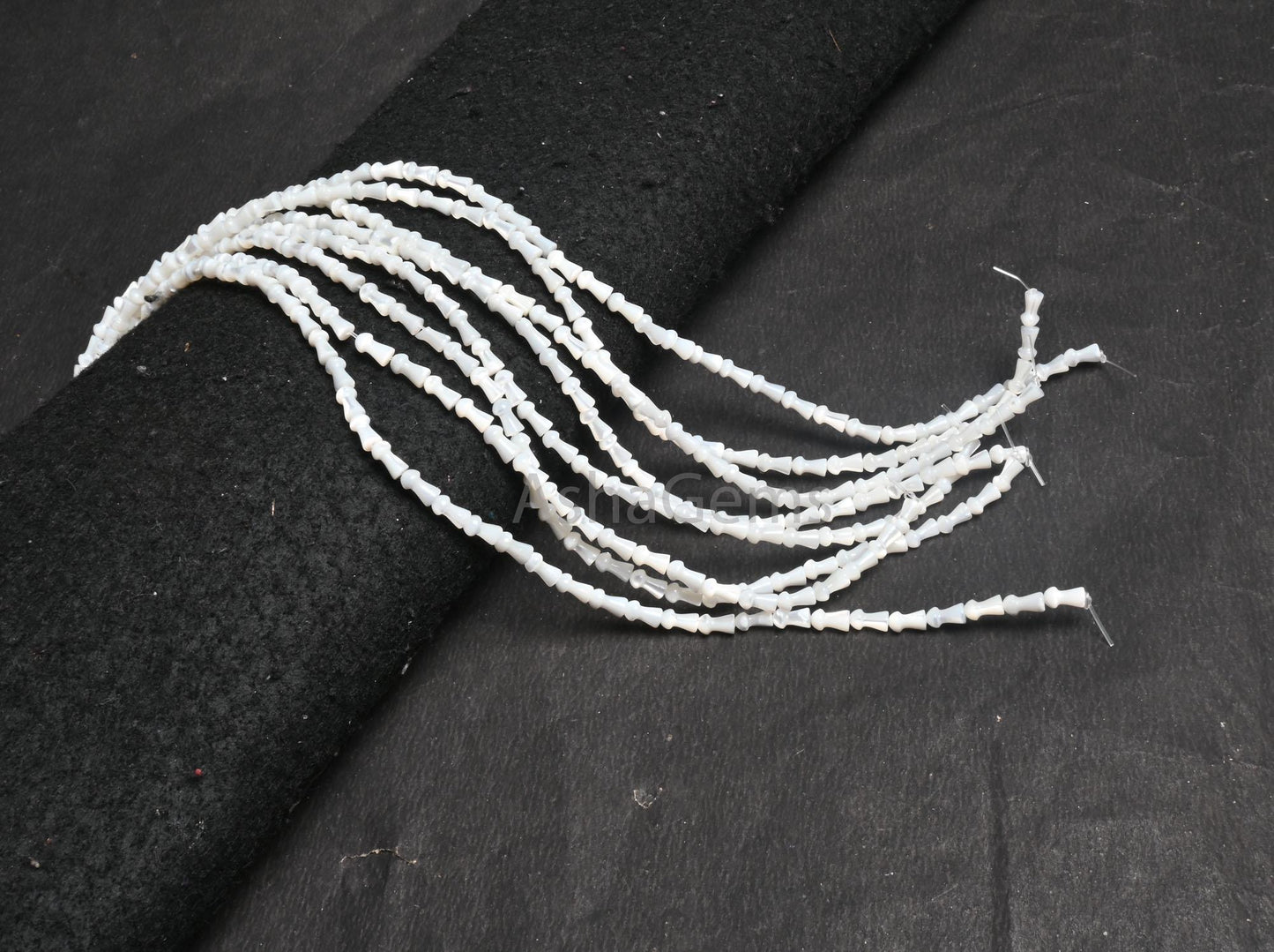 Beautiful Mother Of Pearl Fancy Mushroom Shape Gemstone Loose Beads,4-7.5 mm Natural Iridescent White MOP Shell Smooth Beads Jewelry makings