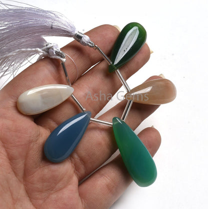 beautiful Multi Disco Gemstone Pears Shape Beads, Mix Gemstone Smooth Teardrop Side Drill Bead, Multi Color Stone Pear Beads Jewelry Makings
