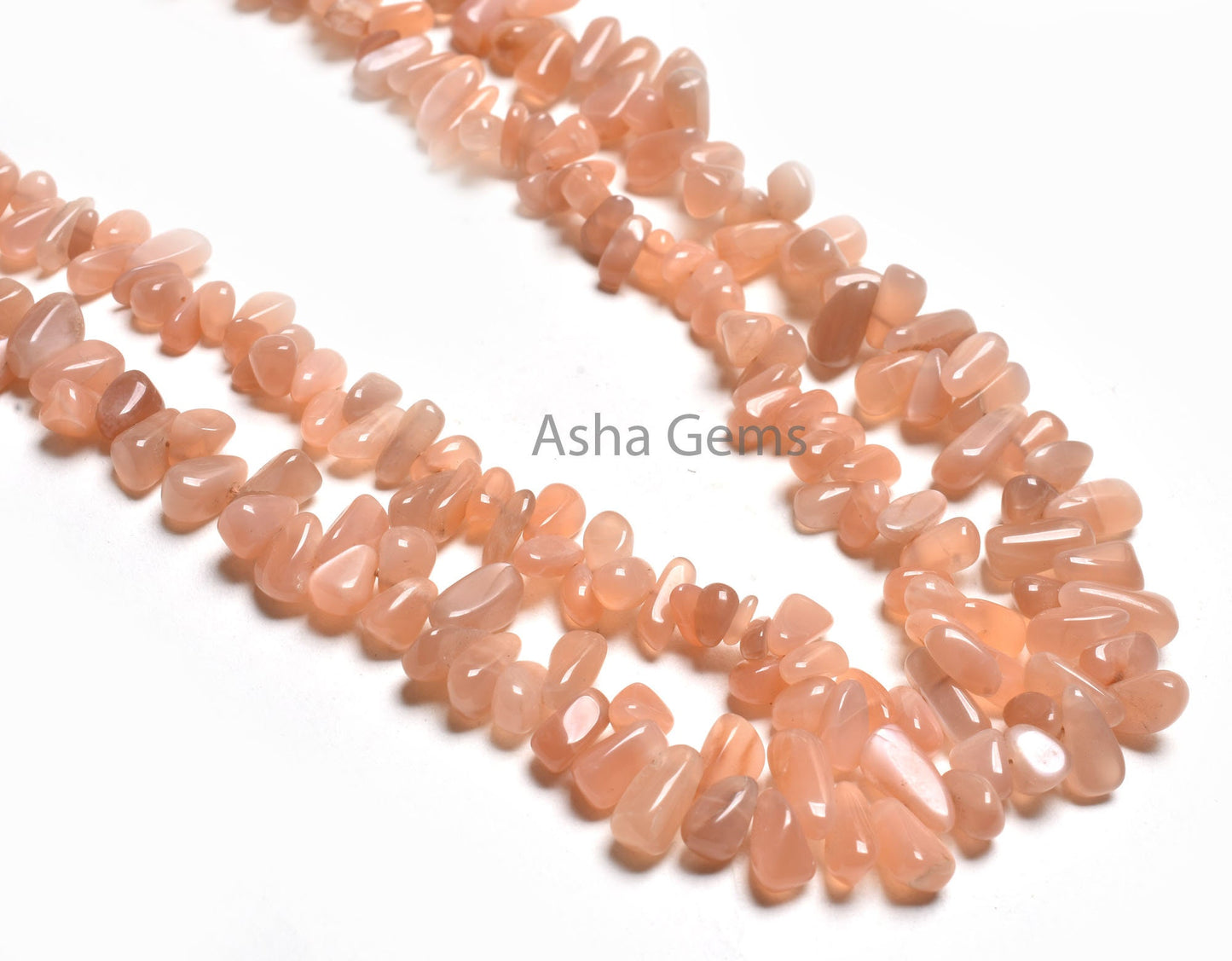 Natural Peach Moonstone Drops Shape Beads,13" Strand Pink Moonstone Smooth Uneven Teardrop Handmade beads, Moonstone Side drill Bead Jewelry