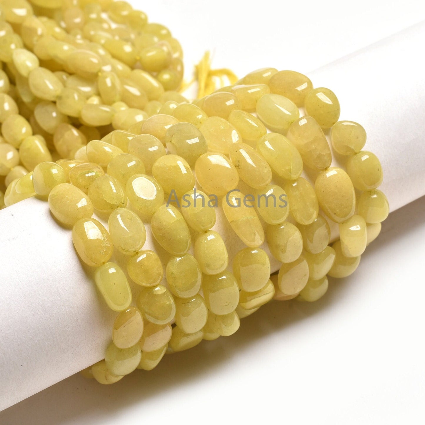 Beautiful Aventurine Smooth Nugget Shape Beads,10-14 mm Aventurine  Plain Handmade Tumble Gemstone Straight Drill Beads Margaj Bead Jewelry