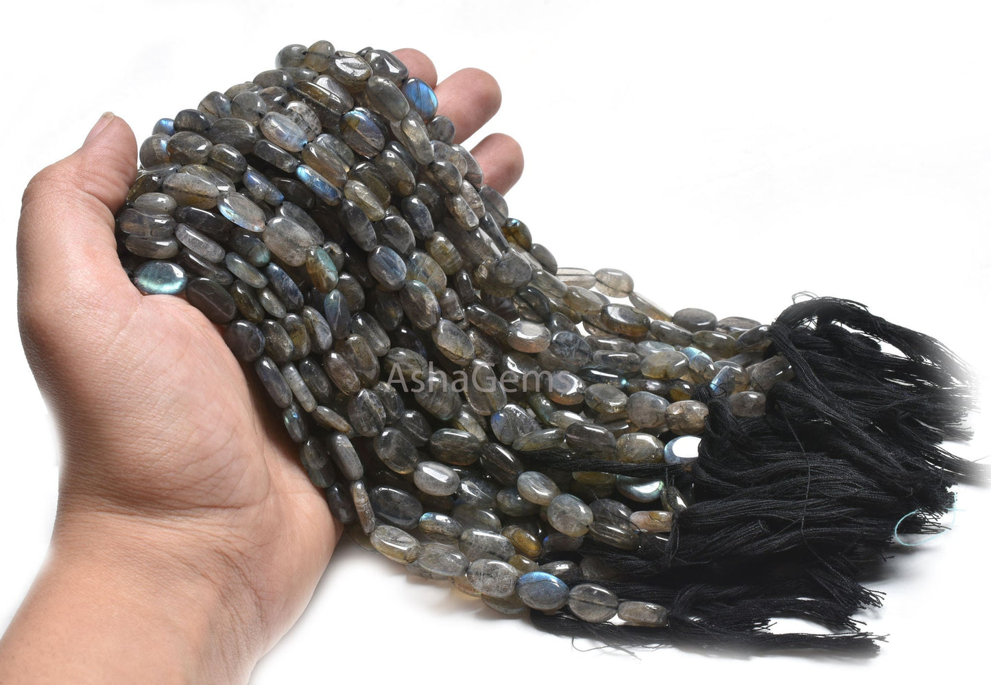 12.5" Strand Labradorite Smooth Handmade Nugget Gemstone Beads,8-12 mm Natural Fire Labradorite Uneven Tumble Shape Beads Jewelry Craft SALE