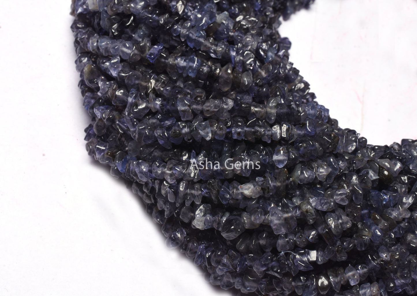 34"Strand Natural Blue Iolite Uncut Chips Beads Gemstone Iolite Raw Rough Gemstone Iolite Beads, Uneven Tiny Nugget bead Jewelry Craft SALE