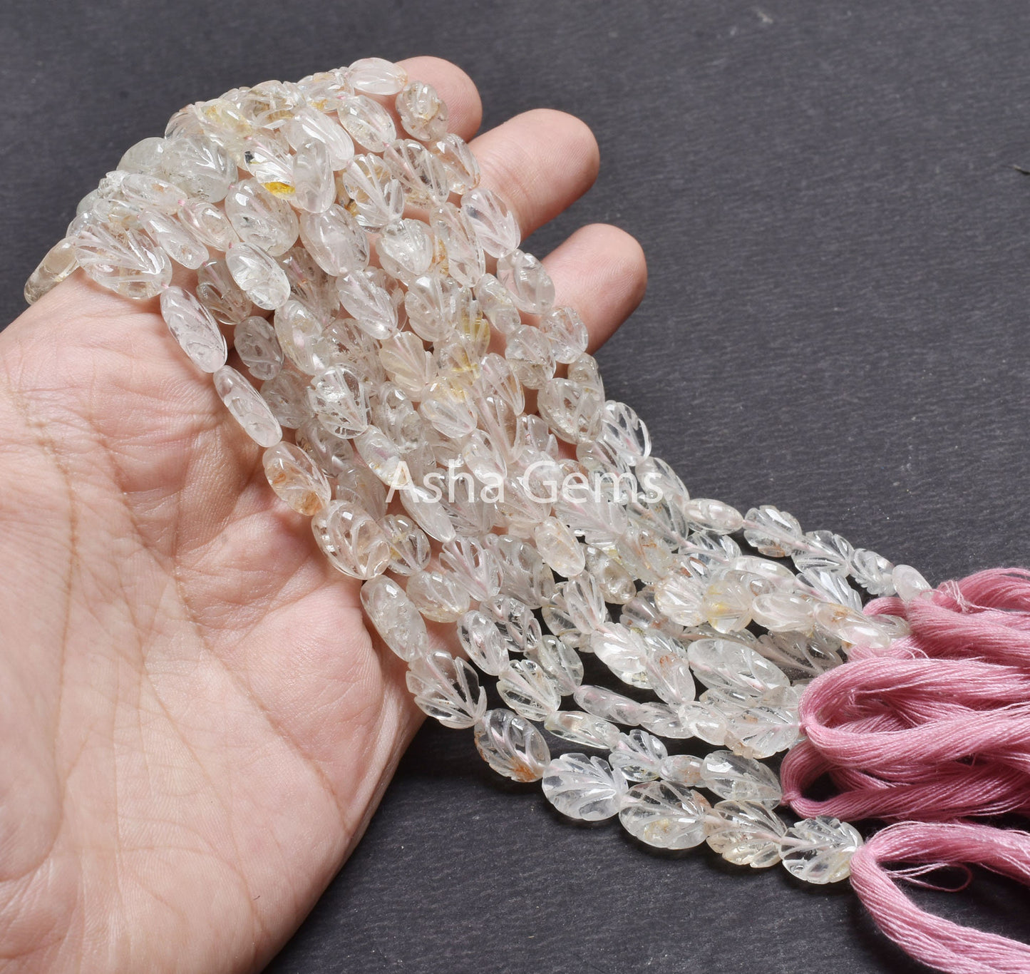 Natural Morganite Carving Oval Shape Gemstone Beads,13"Strand Pink Aquamarine Carved Oval Handmade Beads, Aquamarine Bead Jewelry Craft SALE