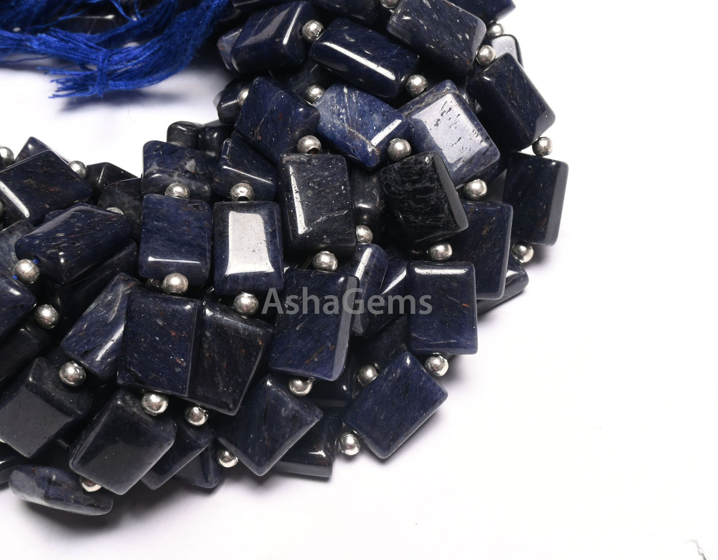 Beautiful Blue Quartz Fancy Rectangle Shape Handmade Beads,9" Quartz Smooth Chicklet Straight Drill Gemstone Loose Bead Jewelry making Craft