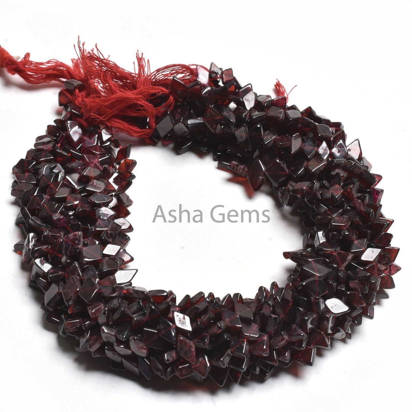 Beautiful Garnet smooth Rhombus Gemstone Beads, natural Red Garnet Plain Handmade Fancy Shape Center Drill Beads, Fine garnet Beads Jewelry