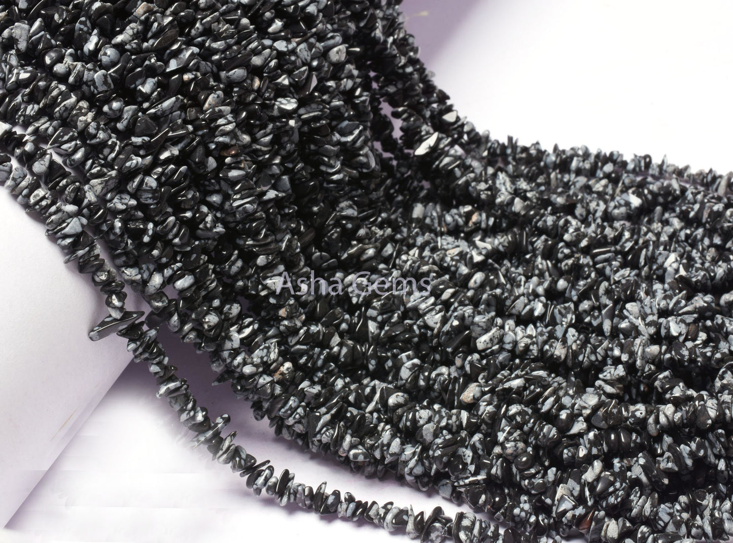 34 inch Strand Natural Black Obsidian Gemstone Uncut Chips Beads, AAA Obsidian Smooth Raw rough Beads Nugget Beads For Necklace Jewelry SALE