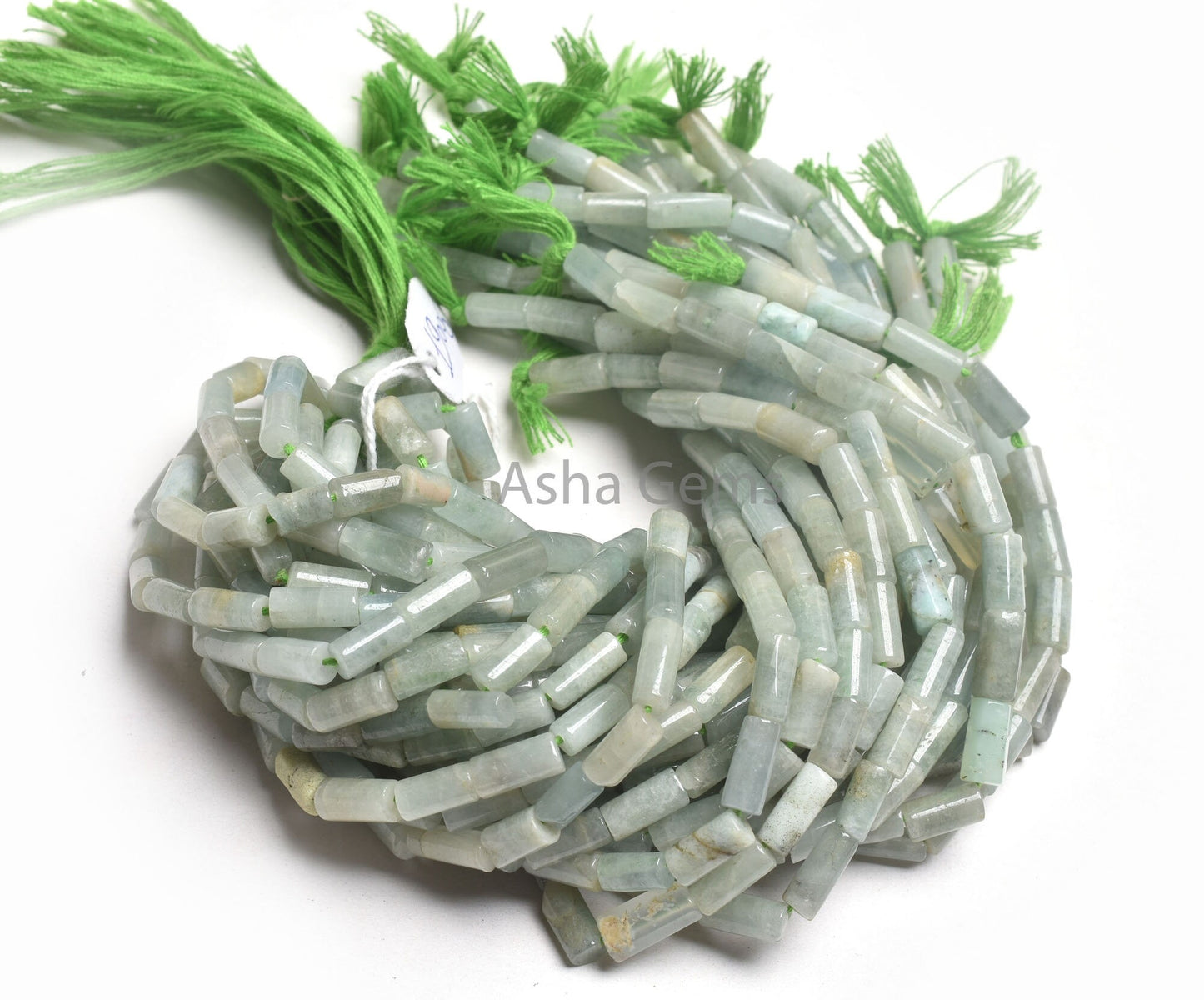 9" Natural Green Aventurine Smooth Pipe Shape Beads,5-11mm Angoori Margaj Plain Handmade Fancy Tube Shape Straight Drill Gemstone Beads SALE