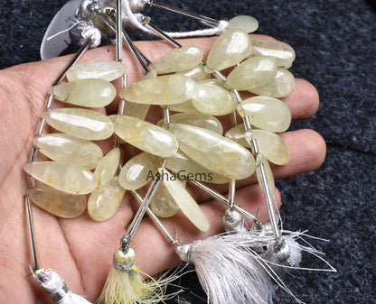 Beautiful Aquamarine Smooth Pear Shape Beads, Natural Raw Aquamarine Plain Handmade Teardrop Gemstone Aquamarine Bead Jewelry Craft SALE