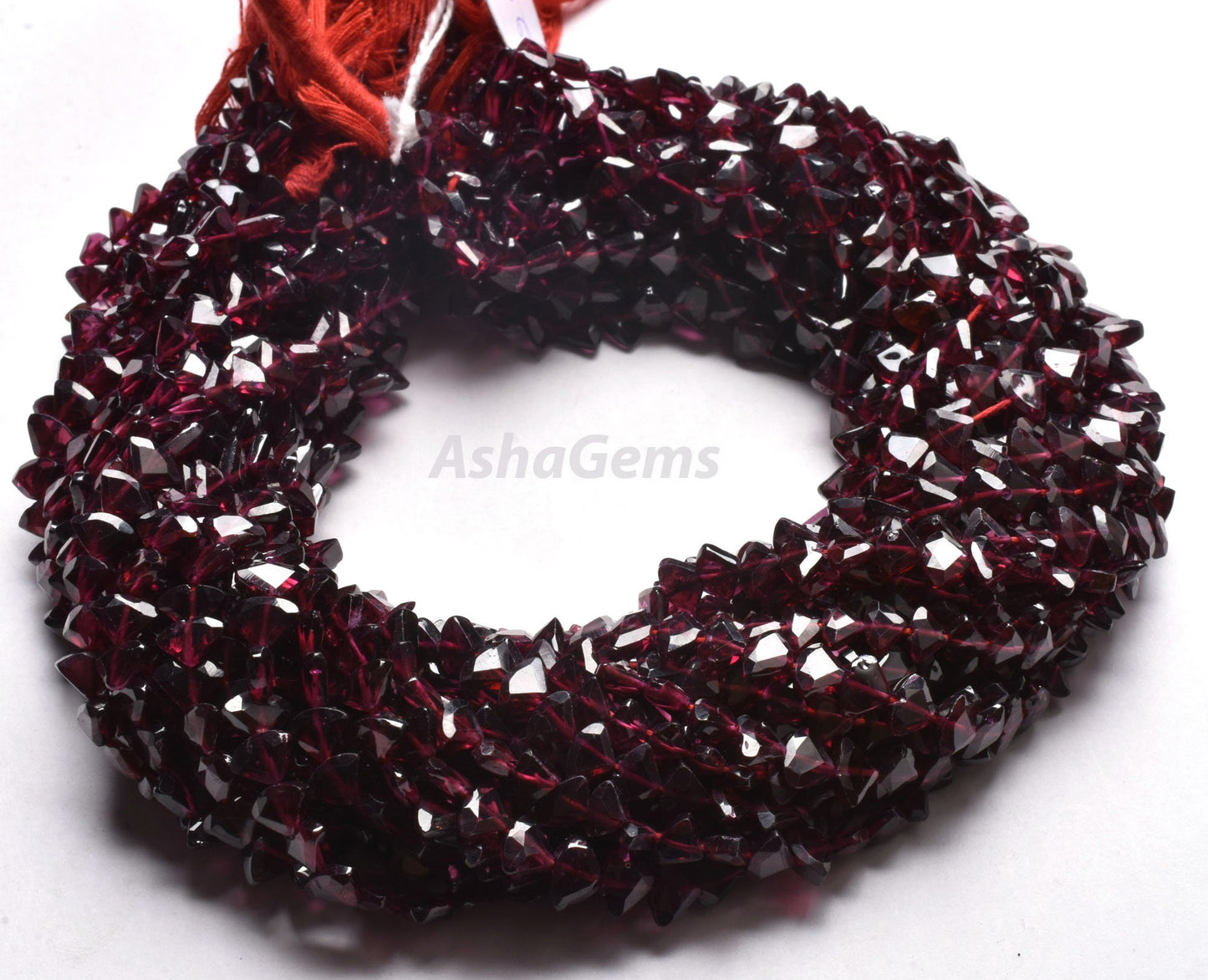 Garnet Fancy Kite Shape Beads, Natural Red Garnet Faceted Kite Beads, Garnet Fancy Beads Gemstone Flat Faceted Beads For Jewelry Making SALE