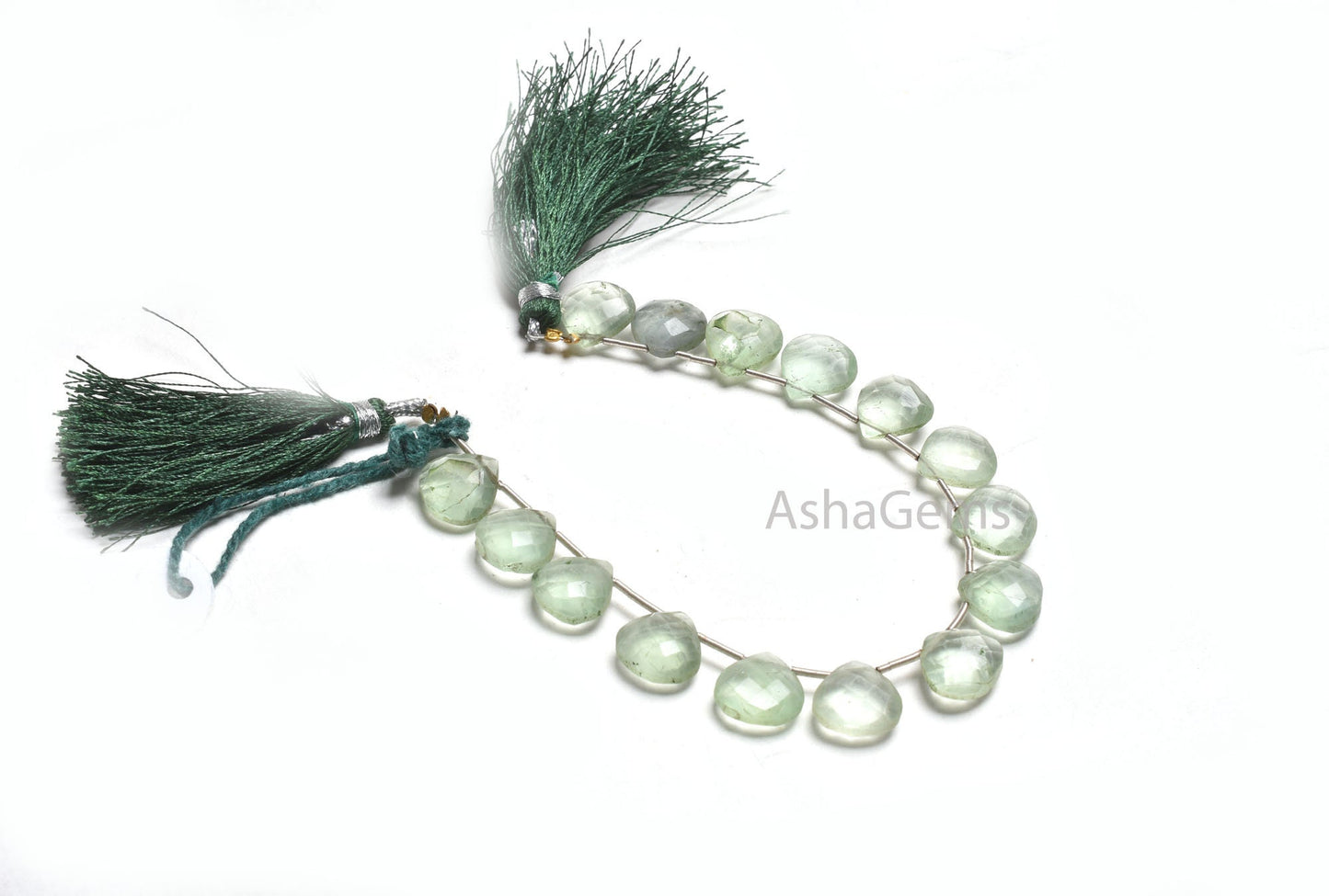 11 mm Fine Natural Fluorite Heart Shape Faceted Beads, Green Fluorite Hearts Briolette Side Drill Gemstone Bead, Fluorite Bead Jewelry Craft