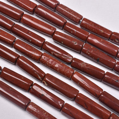 8" Beautiful Red Jasper Fancy Long pipe shape Beads,5-17mm Natural Jasper smooth Pipe gemstone beads, Jasper Tube Bead Jewelry making Craft