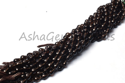 10"Strand Beautiful Smoky Quartz Faceted Drops Shape Gemstone Beads,Quartz Teardrop,7x10-8x11mm Smoky Drops Beads Jewelry Making Craft Sale