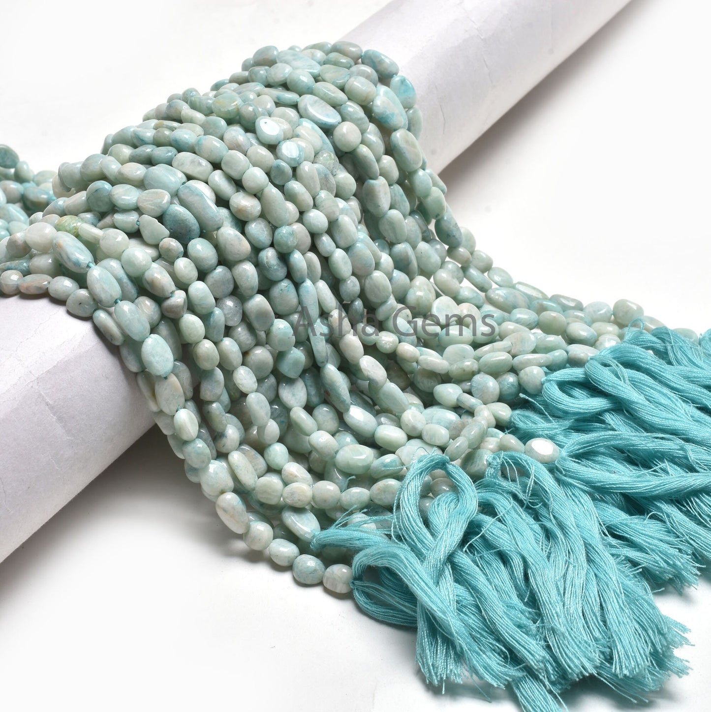 Beautiful Blue Amazonite Smooth Tiny Nugget Shape Beads,13"Natural Amazonite Handmade Plain Nugget Straight Drill Gemstone Bead Jewelry SALE