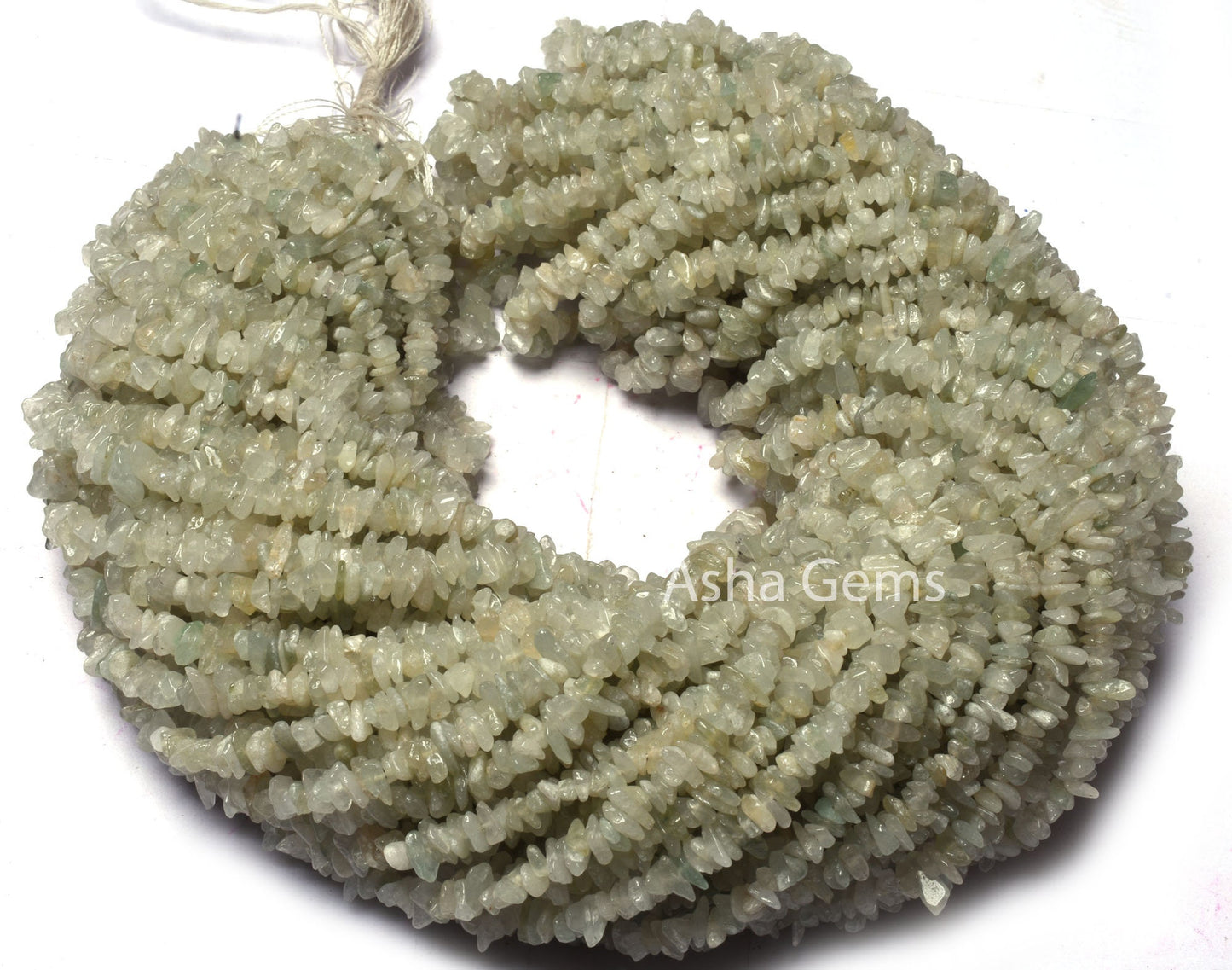 34" Strand Natural Green Aventurine Uncut Chips Angoori Margaj Smooth Raw Rough Beads Gemstone Margaj Unshape Uncut Beads Jewelry Craft sale