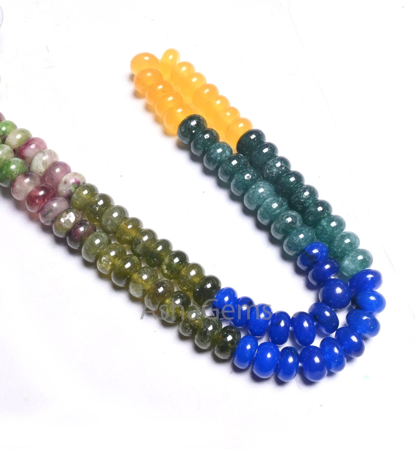 Beautiful Multi Color jade Quartz Smooth Rondelle Gemstone Loose Beads,8mm Rainbow Disco Color Quartz mix Shaded Colorful Beads Jewelry SALE (AG 12317)