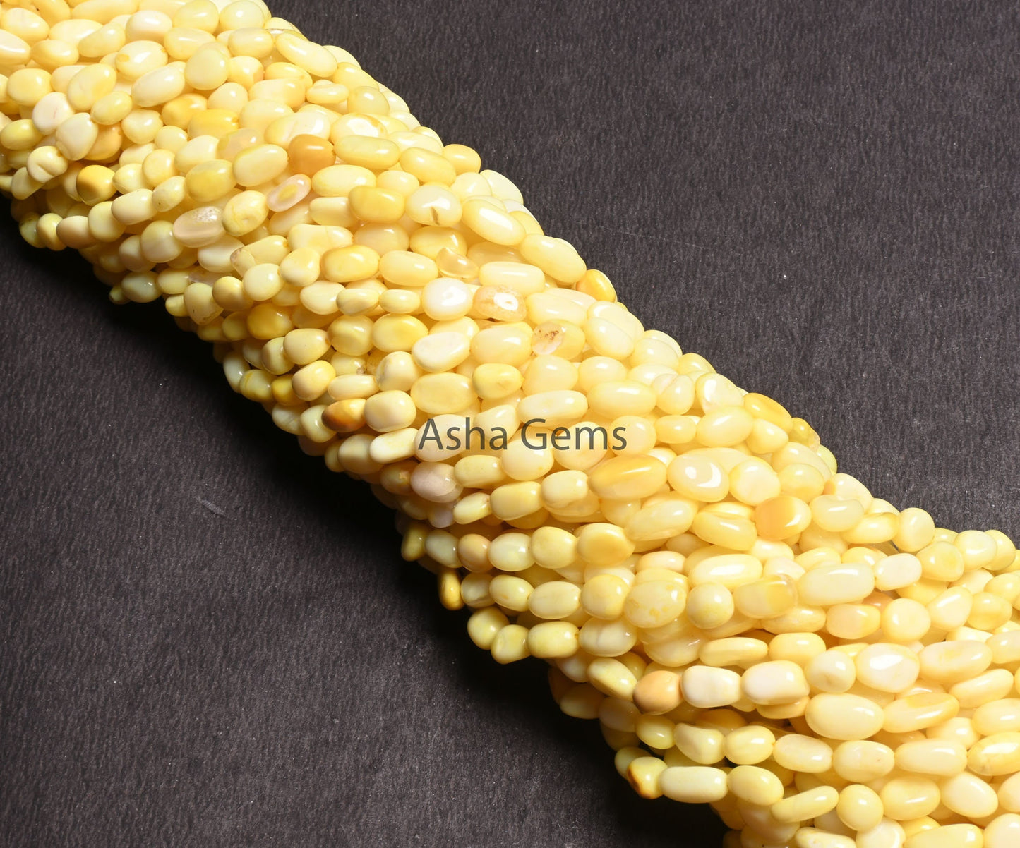 Beautiful Yellow Opal smooth Nugget Gemstone Loose beads,5.5-10 mm Yellow Opal Plain Handmade tumble Uneven Shape Beads, Opal Beads Jewelry (AG 22265)