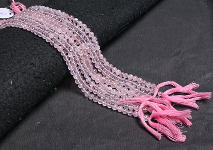 13"Strand Stunning Rose Quartz Smooth Round Shape Gemstone Beads, Fine Pink Rose Quartz Plain Round Ball Pink Quartz Bead Jewelry Craft SALE