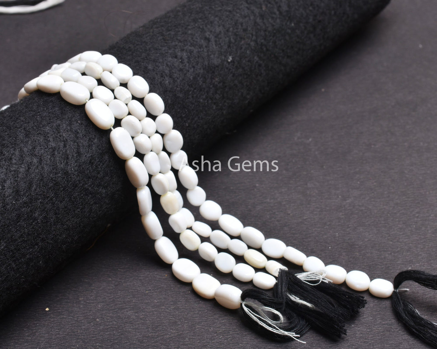 13" Strand Natural White Opal Smooth Nugget Shape Beads, White Gemstone Loose Beads, Opal Nuggets Smooth Tumble Beads, Jewelry Making,SALE