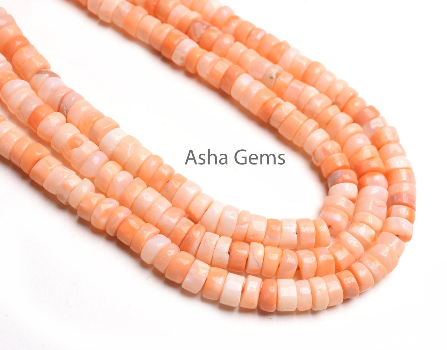 Beautiful Orange Opal Smooth Tyre Shape Beads,16" Strand Fanta Color Shaded Opal Handmade Uneven Flat Tyre Gemstone Beads Jewelry Craft SALE