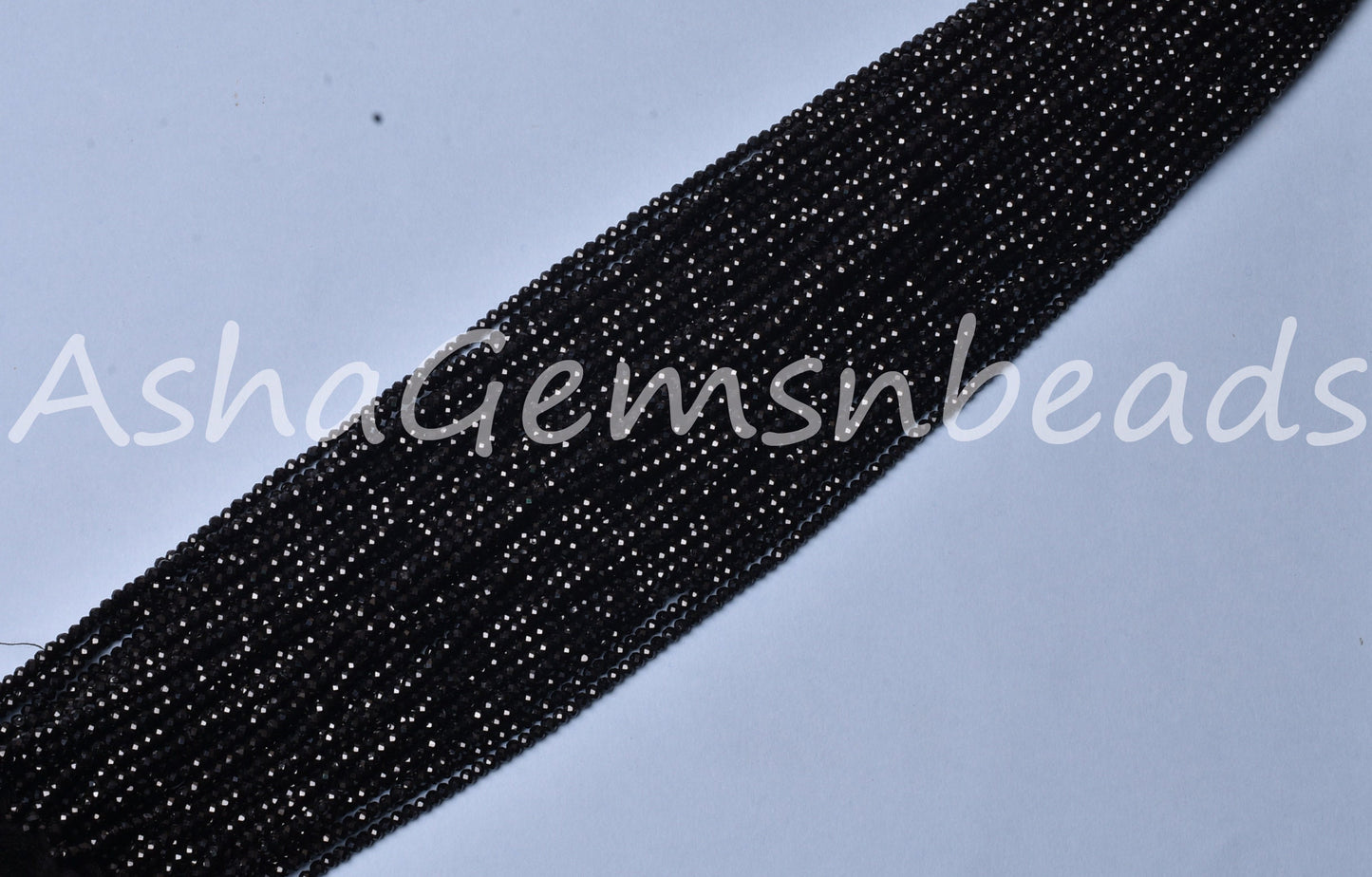 13"Strand Black Spinel Micro Cut Rondelle Faceted Gemstone Beads,3 mm,AAA Quality,Black Spinel Beads,Jewelry Making Crafts,Spinel Faceted