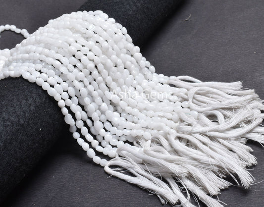 Beautiful White Opal Smooth tiny Nugget Shape Beads,13" White Gemstone Loose Beads, AAA Natural Opal Tumble Handmade Bead Jewelry Craft SALE