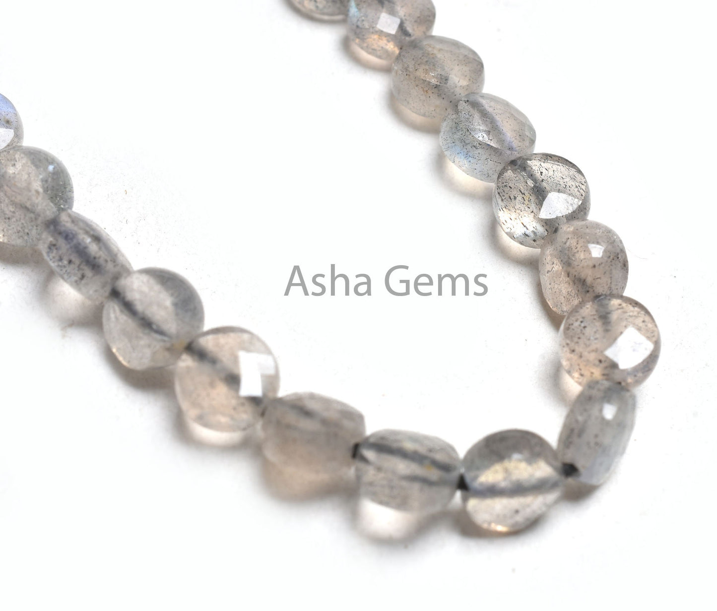 Fine Quality Labradorite Faceted Coin Shape Beads,5 mm,Natural Multi Blue Fire Labradorite Machine Cut Gemstone Beads Flshy Fire Labradorite