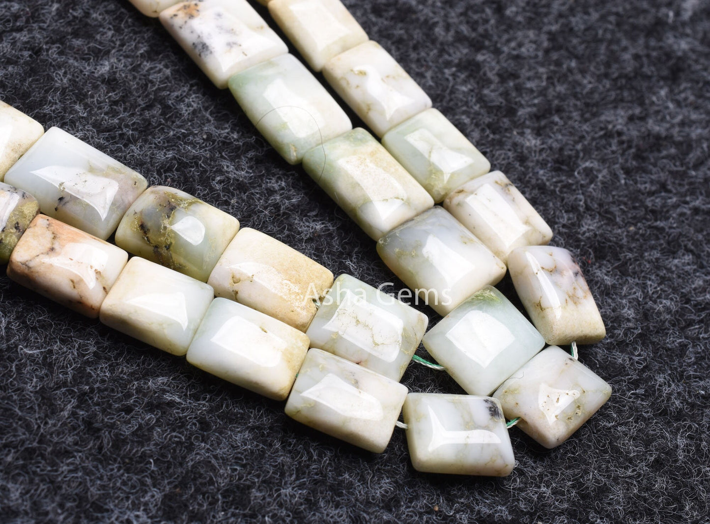 15"Strand Natural Chrysoprase Smooth Chiclet Beads, Chrysoprase Beads, Chrysoprase Plain Handmade Rectangle Gemstone Loose Bead Jewelry SALE