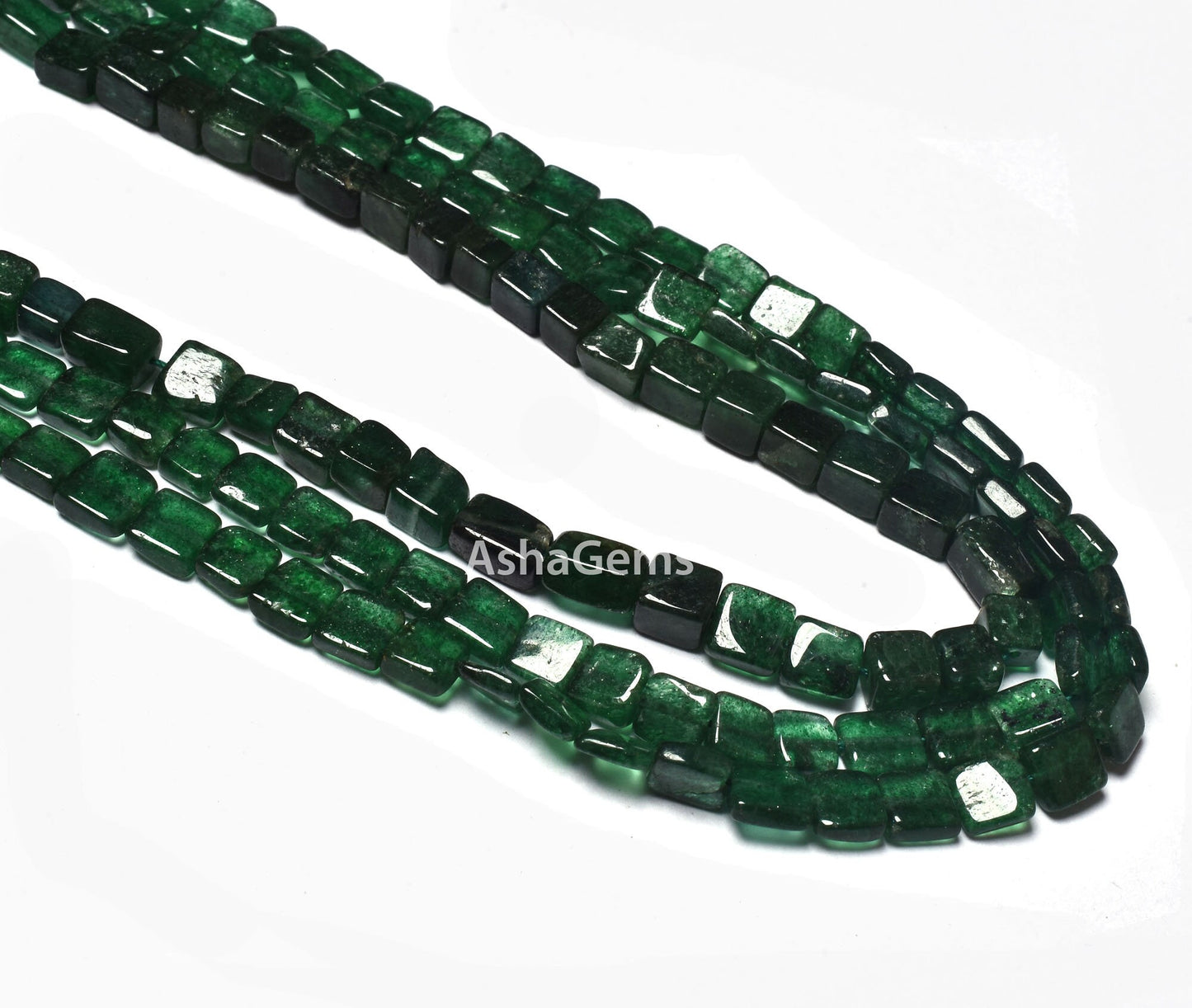 Natural Green Mica Square Shape Smooth Gemstone Beads, Plain Mica Beads, Green Mica Handmade Uneven Square Beads, Mica Jewelry Making SALE
