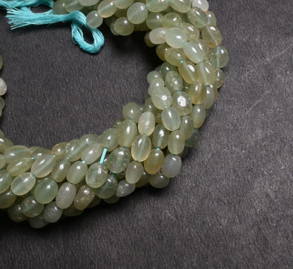 Natural Green aventurine fancy Puff Oval Smooth beads,12" Shaded Green aventurine Plain Handmade Oval Gemstone beads Jewelry Handicraft SALE