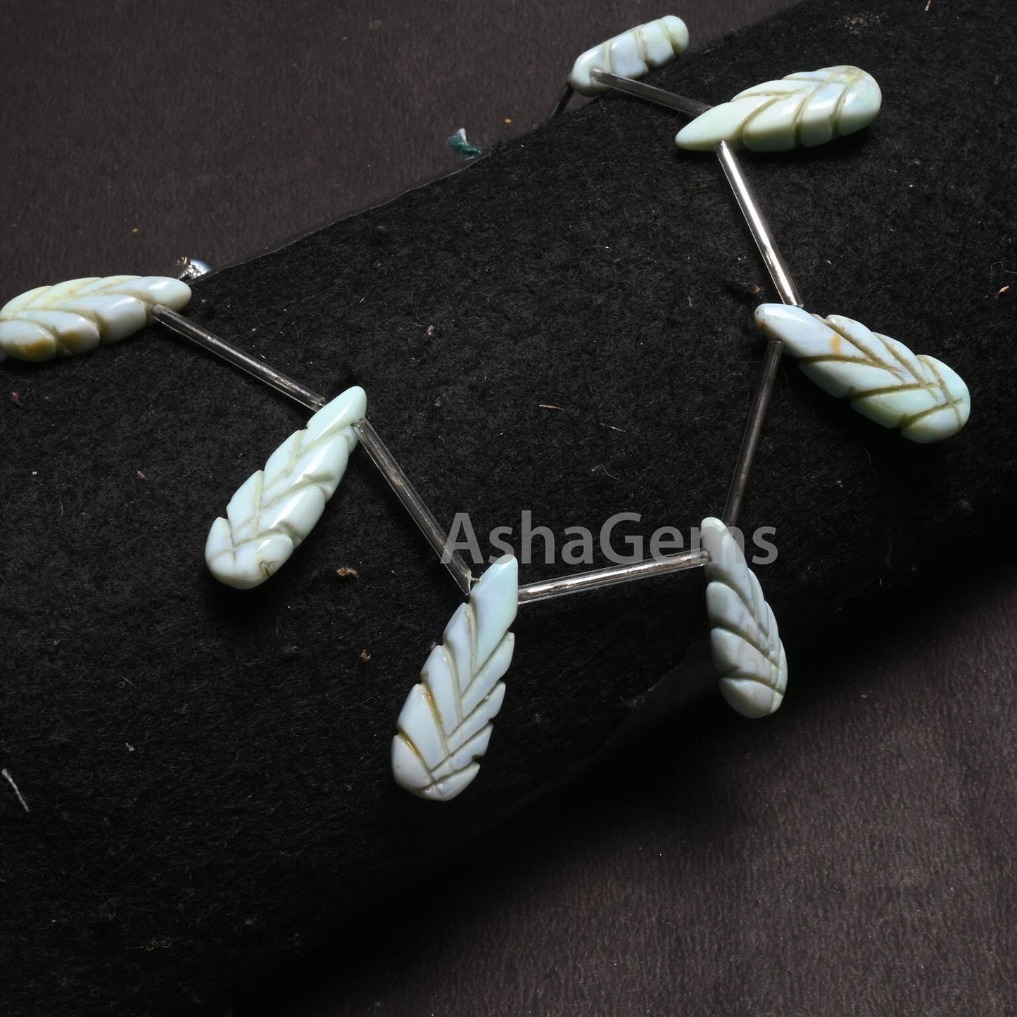 Beautiful Blue Oregon Opal Fancy Pear carved Gemstone beads,11-30mm Light Blue Opal Carving Teardrop handmade Opal Bead Jewelry making Craft