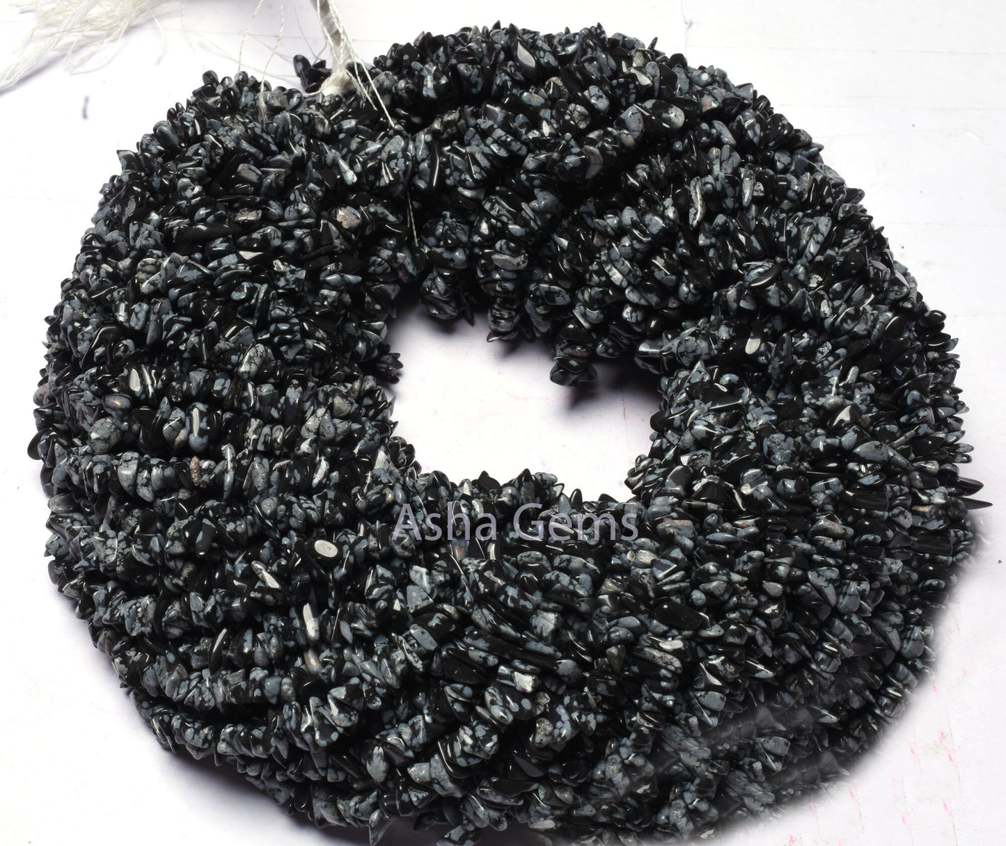 34 inch Strand Natural Black Obsidian Gemstone Uncut Chips Beads, AAA Obsidian Smooth Raw rough Beads Nugget Beads For Necklace Jewelry SALE