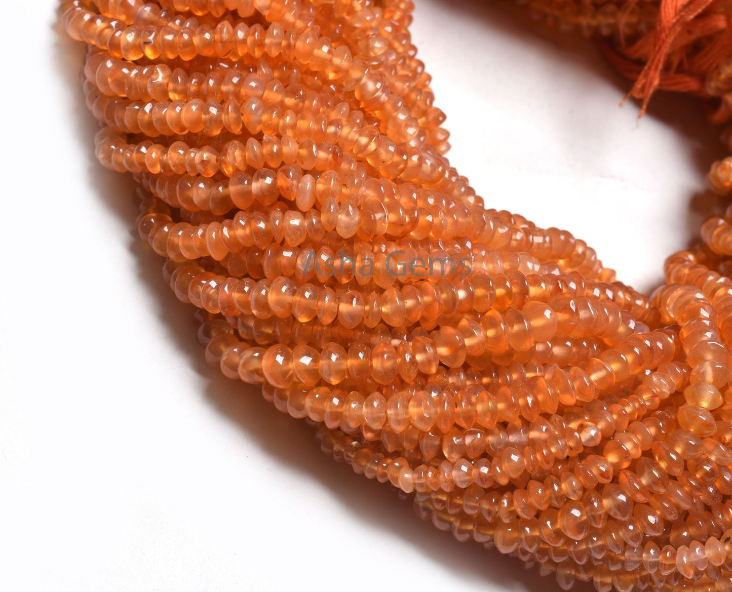 AAA Natural Orange Carnelian Smooth Button Shape Gemstone Beads, Carnelian Handmade Button Beads,13"Strand Carnelian Bead Jewelry Craft SALE