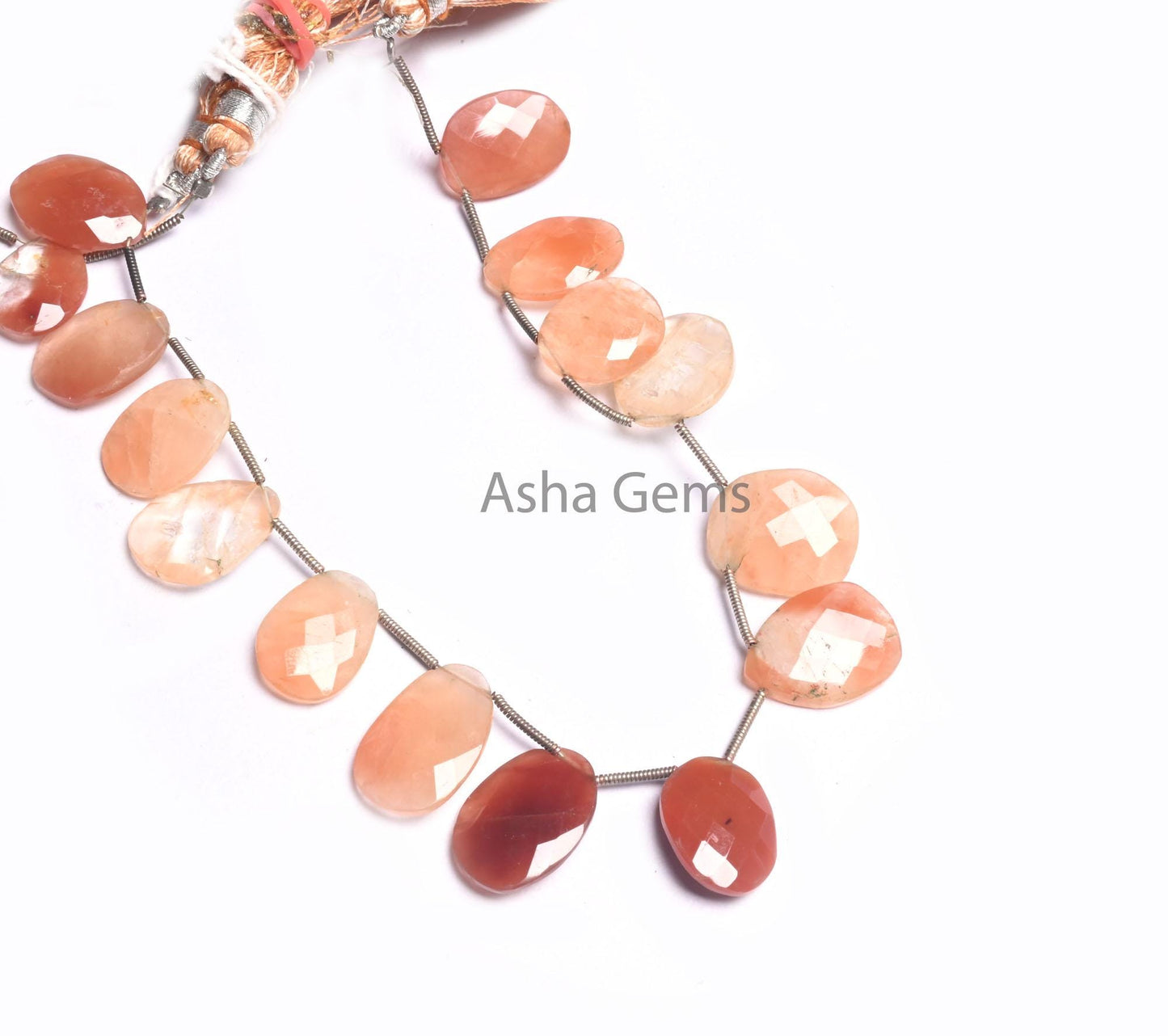 Shaded Lepidocrocite Fancy Uneven Shape Gemstone Beads, Natural Lepidocrocite Flat Briolette Faceted Bead Jewelry Making Necklace Craft SALE (18539)