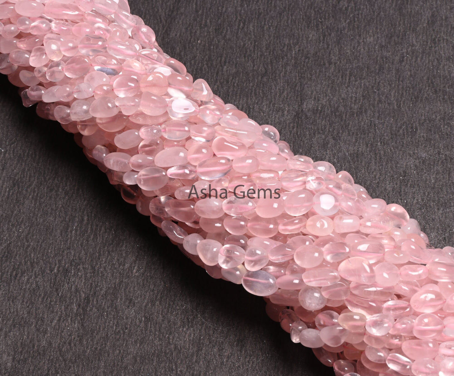 Beautiful Pink Rose Quartz Smooth Nugget Beads,4.5-9mm Fine Natural Rose Quartz Tiny Tumble Handmade Gemstone Bead Jewelry Making Craft sale (AG 22263)
