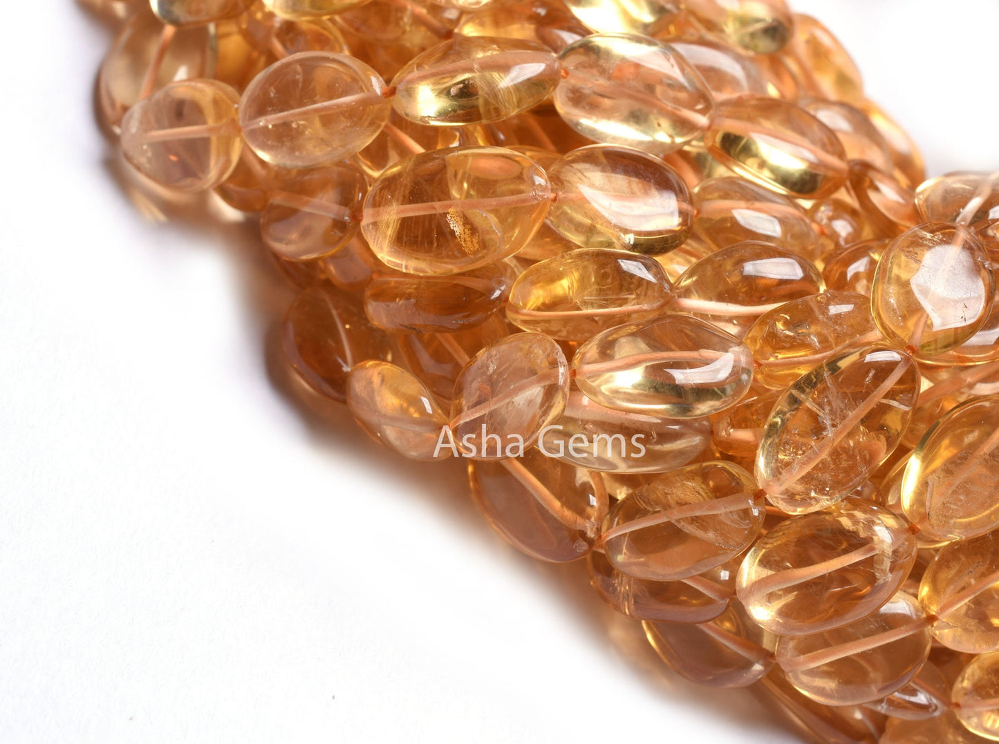 Fine Quality Natural Citrine Quartz Oval Shape Beads,13" Strand Yellow Citrine Handmade Uneven Oval Beads Gemstone Loose Bead Jewelry SALE