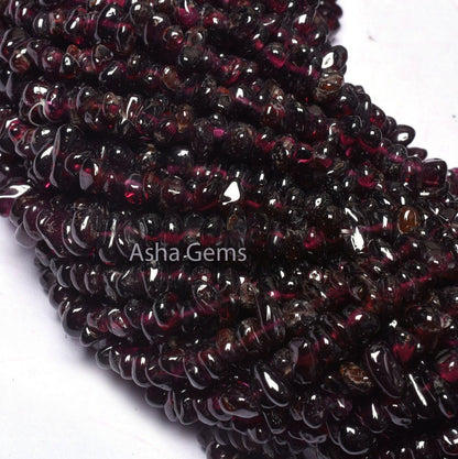 34 Inch Strand Natural Garnet Gemstone Uncut Chips Raw Nuggets Smooth Beads,Fine Quality Hyderabadi Garnet Chips Garnet Bead Uncut Chip SALE