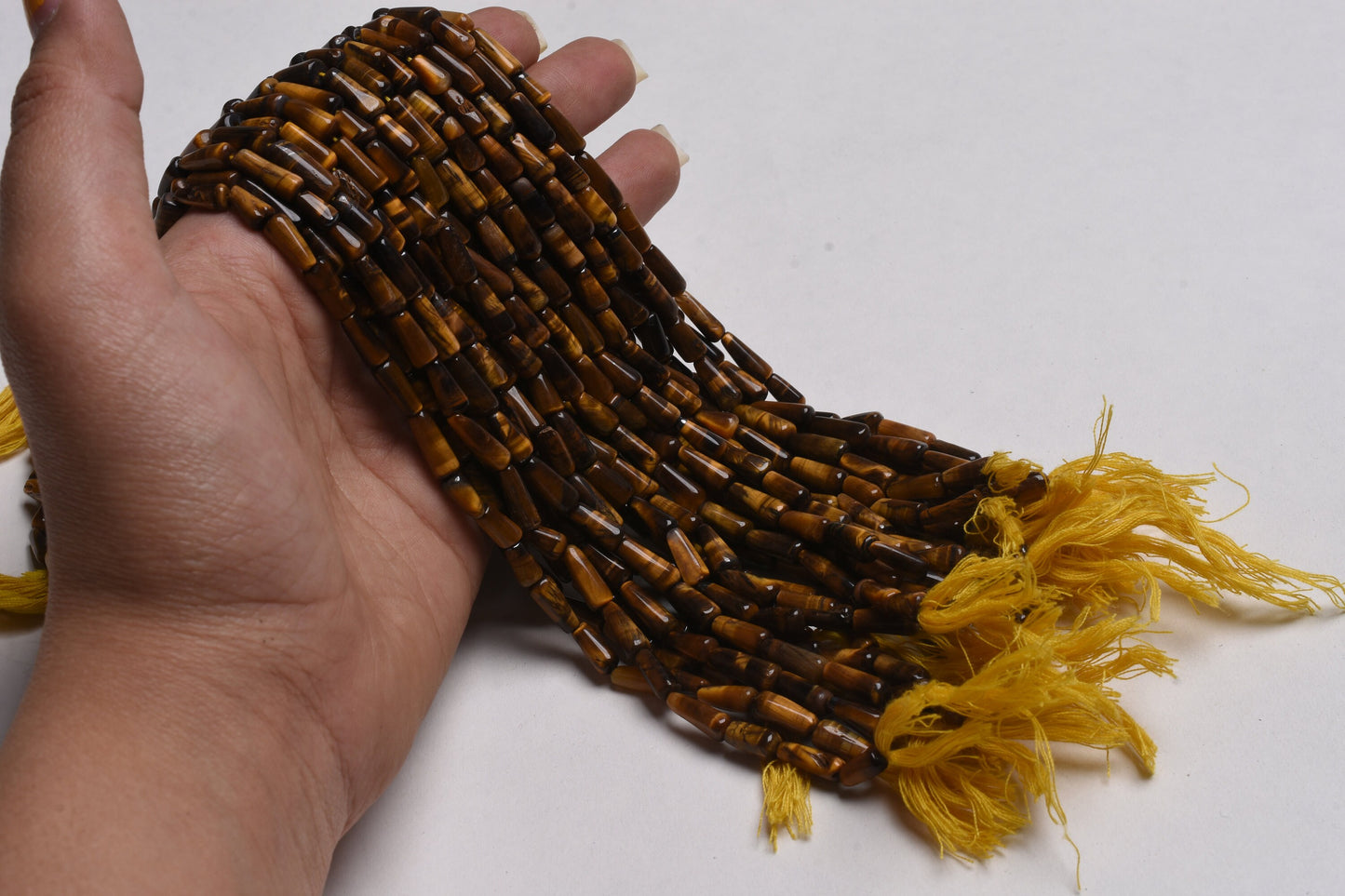 13" Strand Tiger Eye Smooth Drops Straight Drill Beads,13" Strand Tiger Plain Handmade Teardrop Uneven Gemstone Bead Jewelry Handicraft SALE