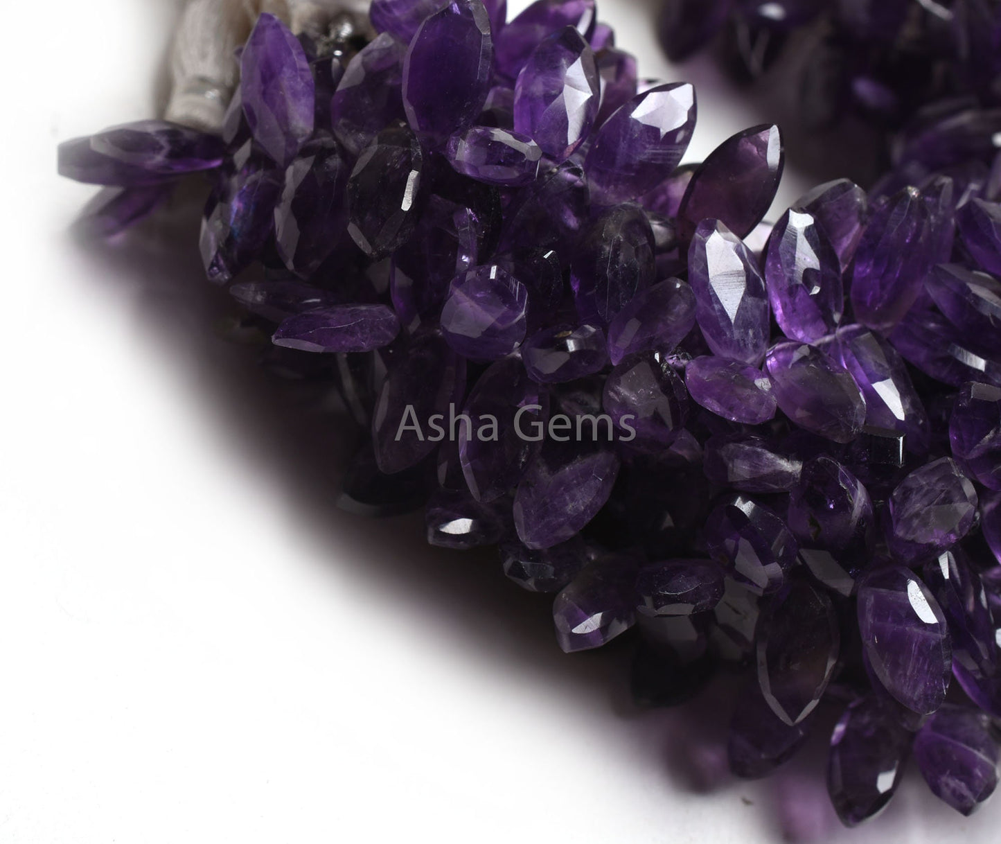 Natural amethyst Faceted Marquise Shape Gemstone Beads,6-12mm Purple Amethyst Fancy Marquise Briolette Bead Amethyst Bead Jewelry Craft SALE