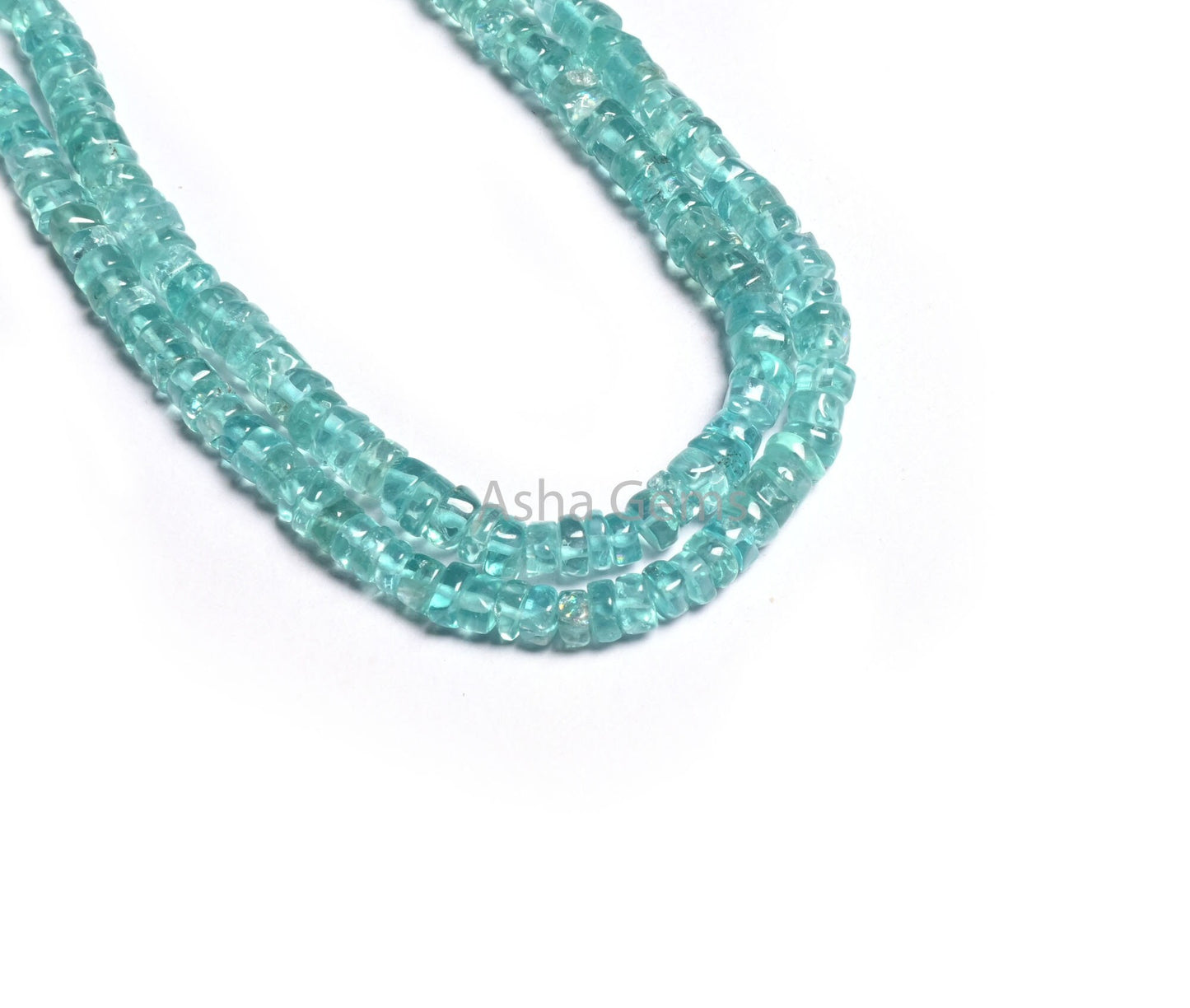 5 mm Fine Quality Blue apatite Smooth Tyre Shape Beads,16"Strand Sky Apatite Uneven Handmade Wheel Shape Apatite Gemstone Bead Jewelry Craft