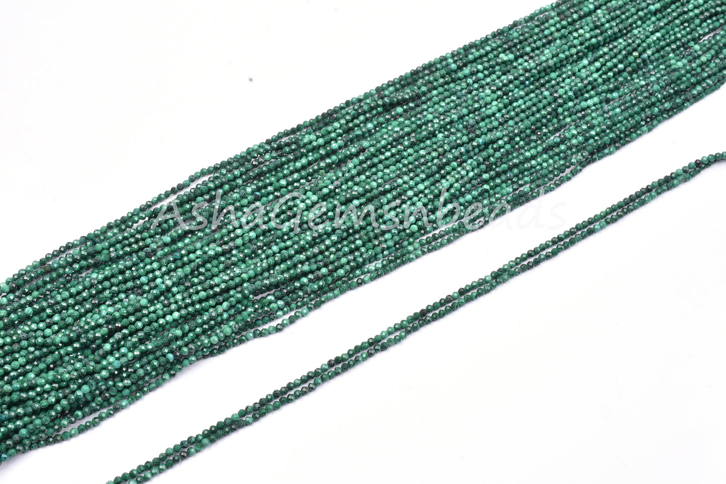 13"Strand Natural Malachite Micro Cut Rondelle Faceted Gemstone Beads,2mm,Super Fine Quality,Faceted Tiny Beads,Jewlry Making Beads,crafts