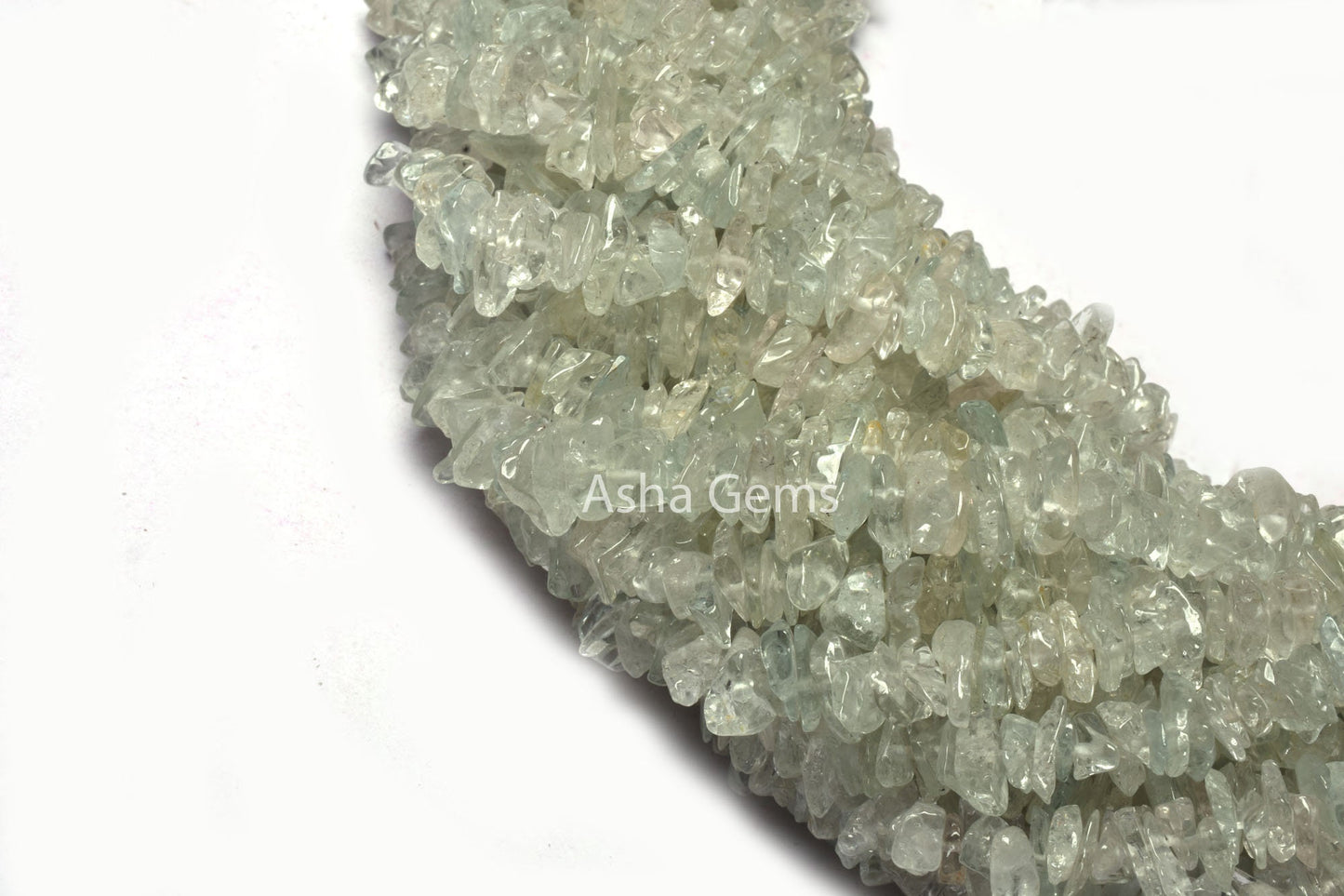 34" Strand Natural Aquamarine Uncut Chips Smooth Beads Gemstone Light Blue Aquamarine Chips, Aquamarine Smooth Raw Rough Beads Jewelry SALE