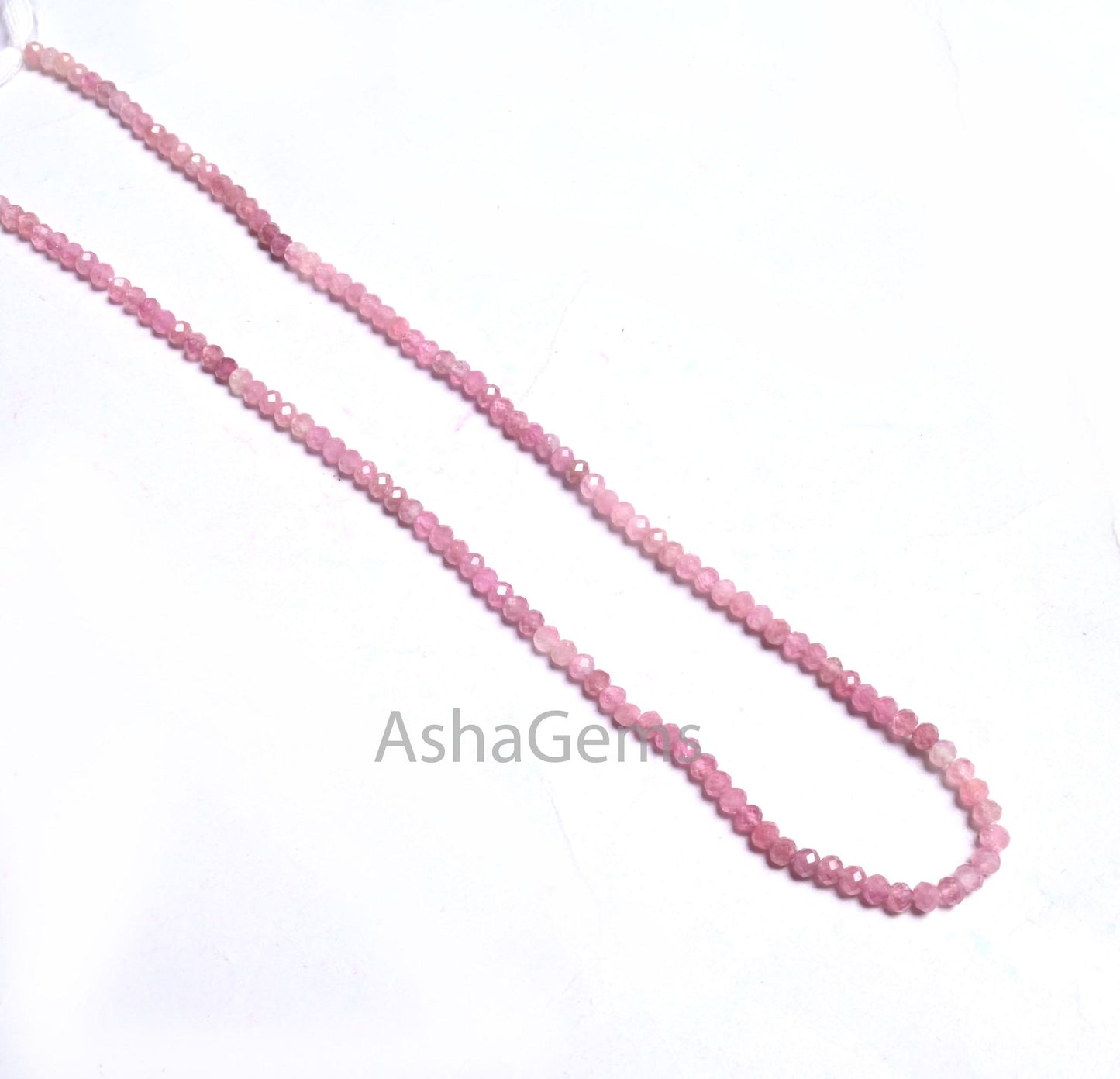 Natural Pink Tourmaline Faceted Rondelle Tiny Gemstone Beads,2.5 mm Fine Shaded Pink Tourmaline machine cut Micro Faceted Beads Jewelry SALE