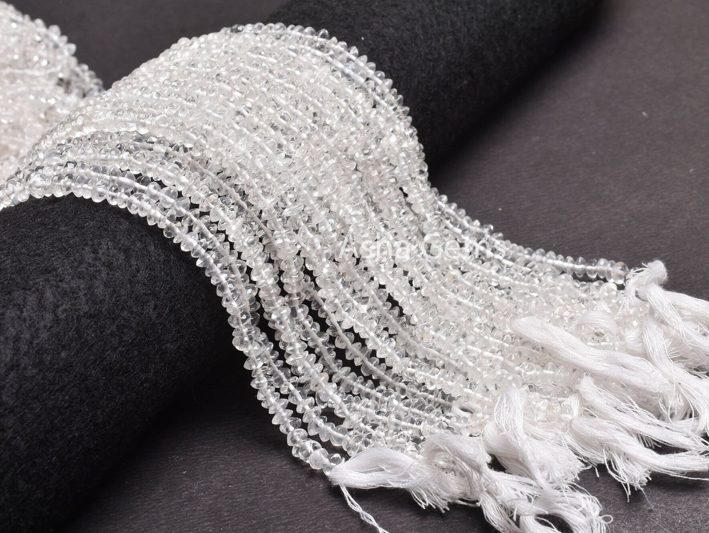 13"Strand Crystal Quartz Smooth Button Shape Beads, Natural White Crystal Plain Handmade Button Center Drill Gemstone Bead Crystal Bead SALE