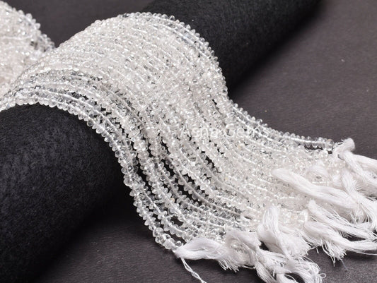 13"Strand Crystal Quartz Smooth Button Shape Beads, Natural White Crystal Plain Handmade Button Center Drill Gemstone Bead Crystal Bead SALE